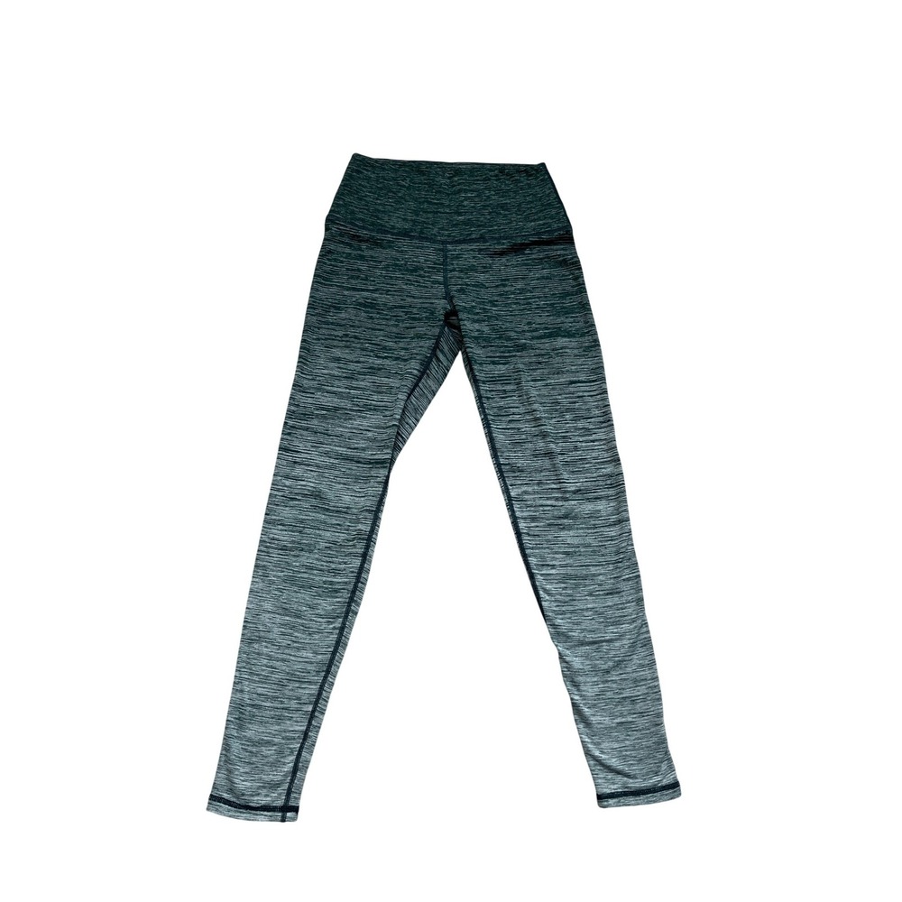 Aerie Chill Play Move High‎ Waisted Space Dye Leggings Teal Green Gray Small